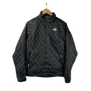 The North Face Women’s  M Thermoball Eco Quilted Puffer Jacket Black Outdoors